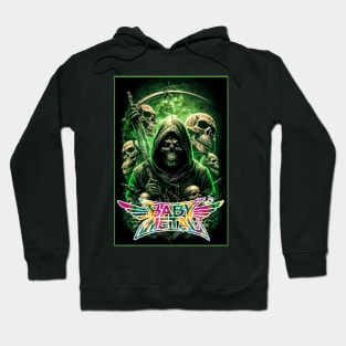 green babymetal skulls Hoodie